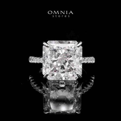 Omnia Adele&nbsp;White 1.25 Carat Ring In 925 Silver High Quality Simulated Diamonds