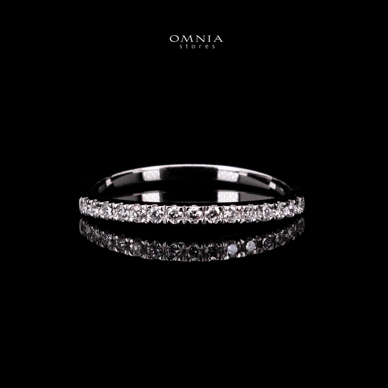 Omnia Neila White Ring 925 Silver High Quality IGI Certifited High Quality Lab Grown Stones 1.5ct image number null