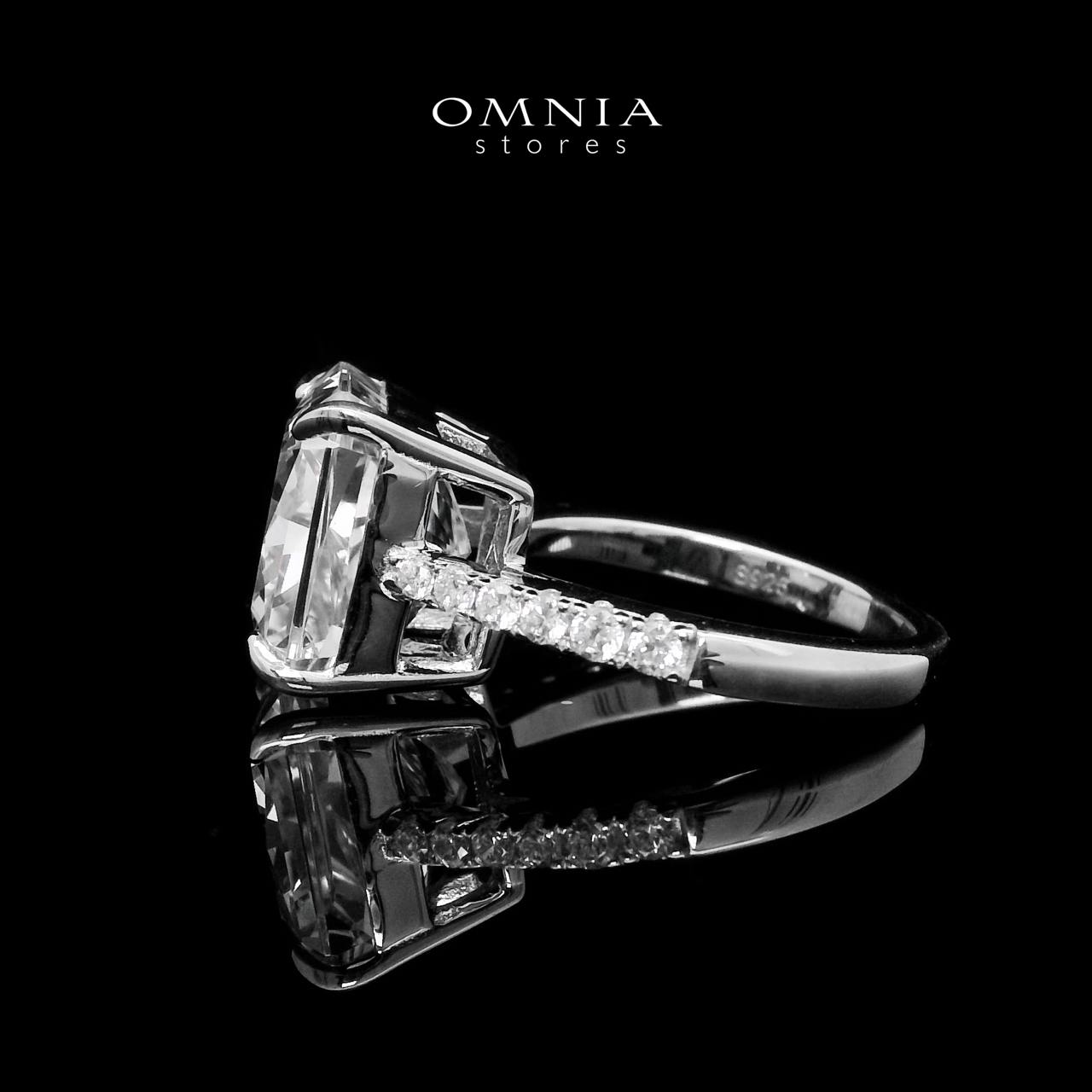 Omnia Adele&nbsp;White 1.25 Carat Ring In 925 Silver High Quality Simulated Diamonds image number null