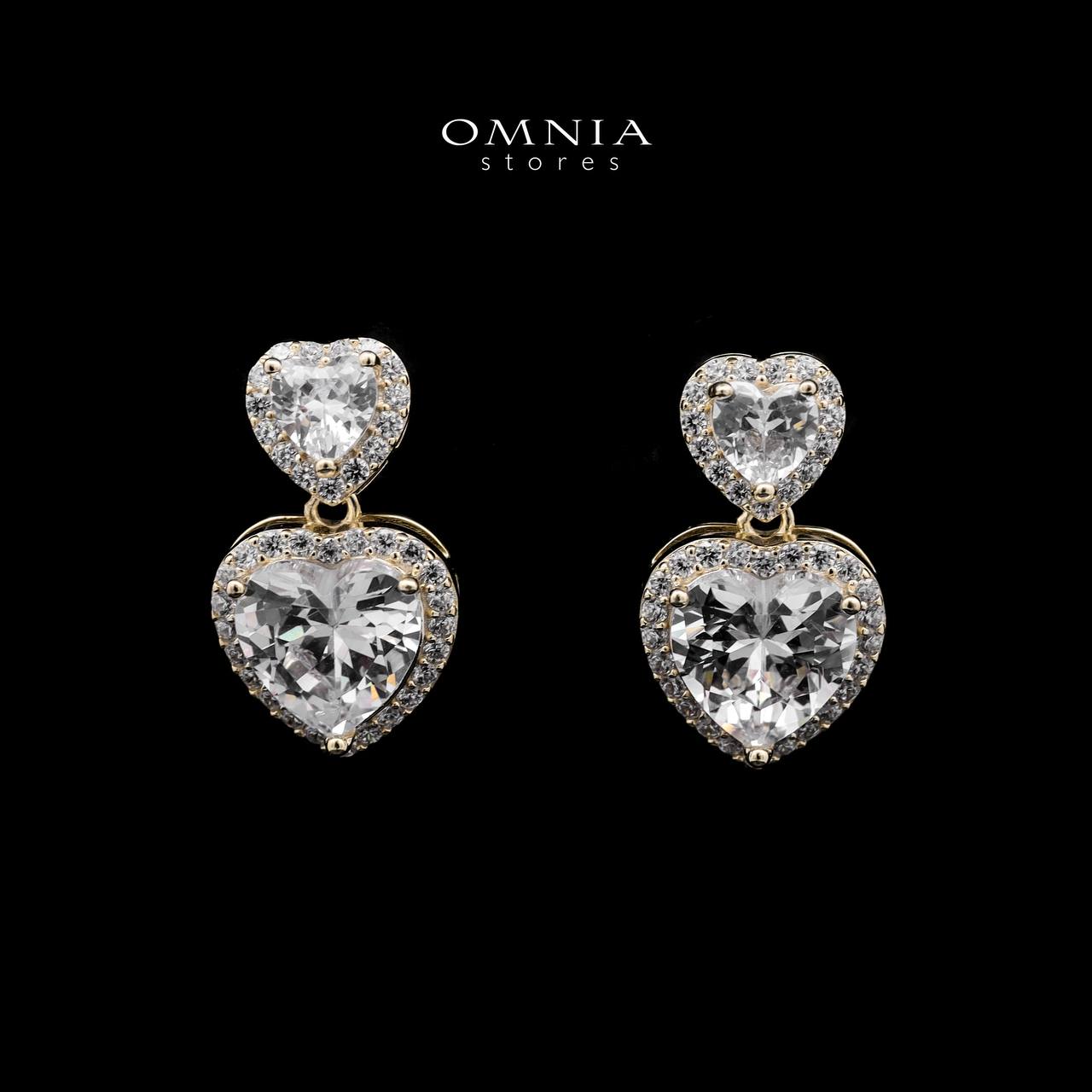 Omnia Mahira Golden Set in 92.5 Silver with High-Quality Zircon Stones image number null