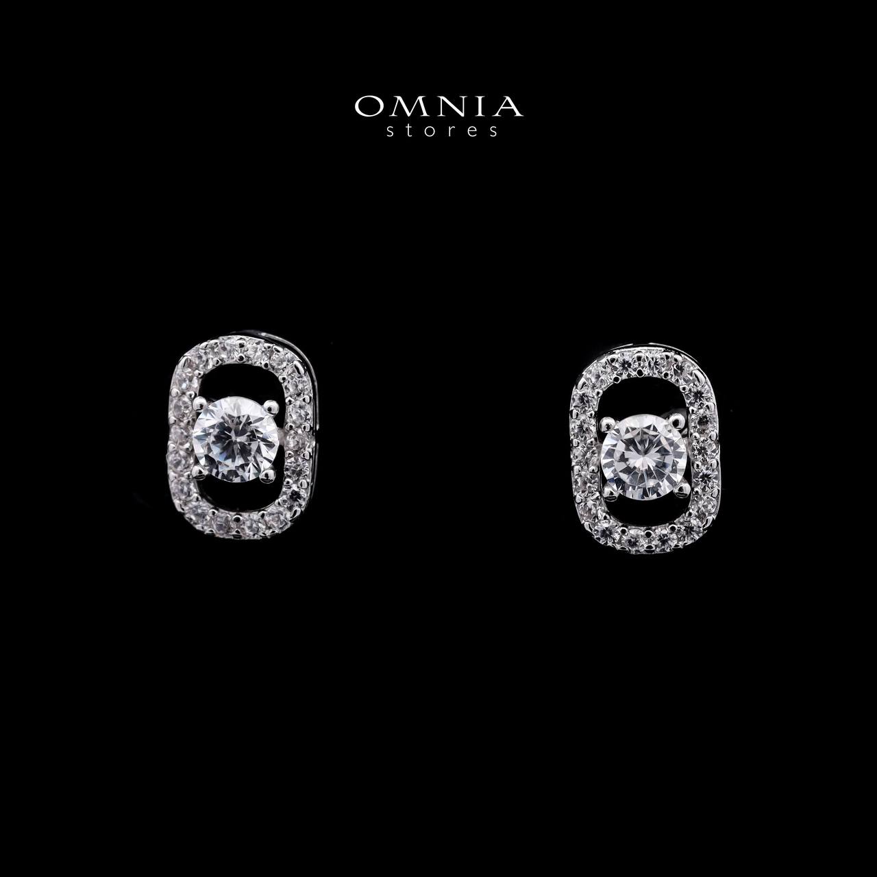 Omnia Yumna White Set in 92.5 Silver with High-Quality Zircon Stones image number null