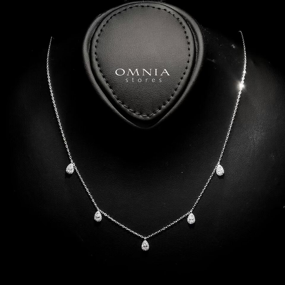 Omnia Basant White Set in 92.5 Silver with High-Quality Zircon Stones image number null