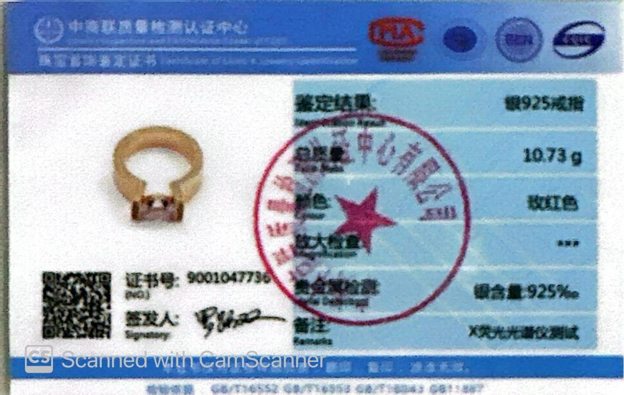 Omnia Aroob Rose Gold Silver Ring In 925 Silver High Quality Certified Lab Crafted Round Cut Stones 5Ct image number null