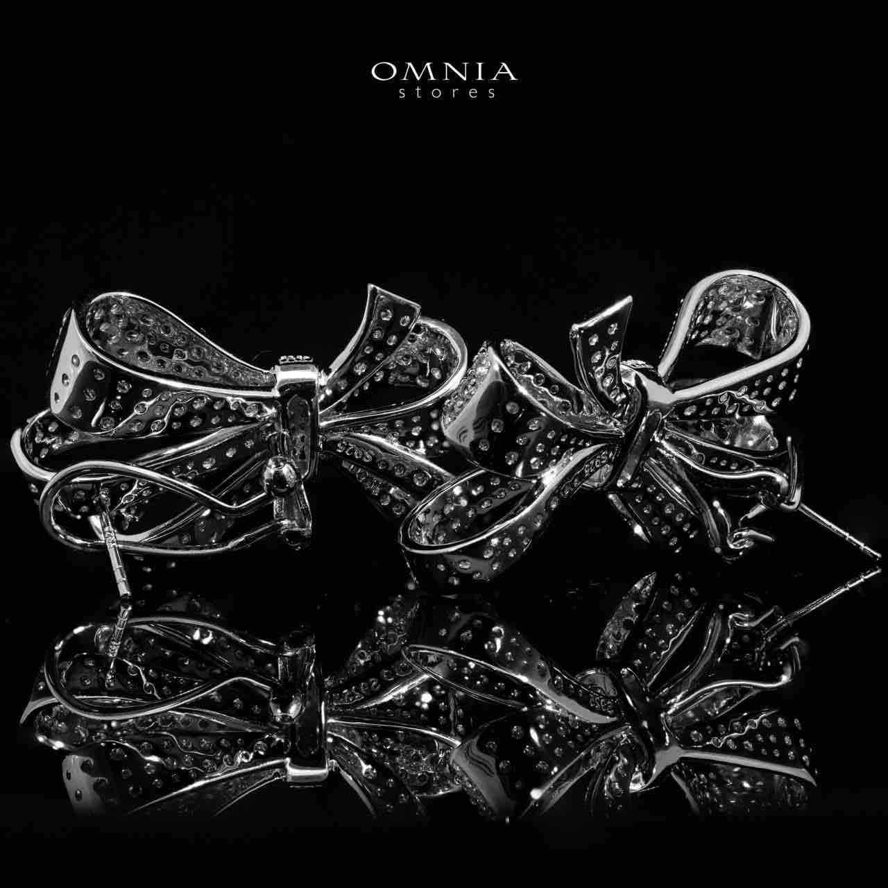 Omnia Murphy Earrings in 925 Silver Accessories High Quality Simulated Diamonds image number null