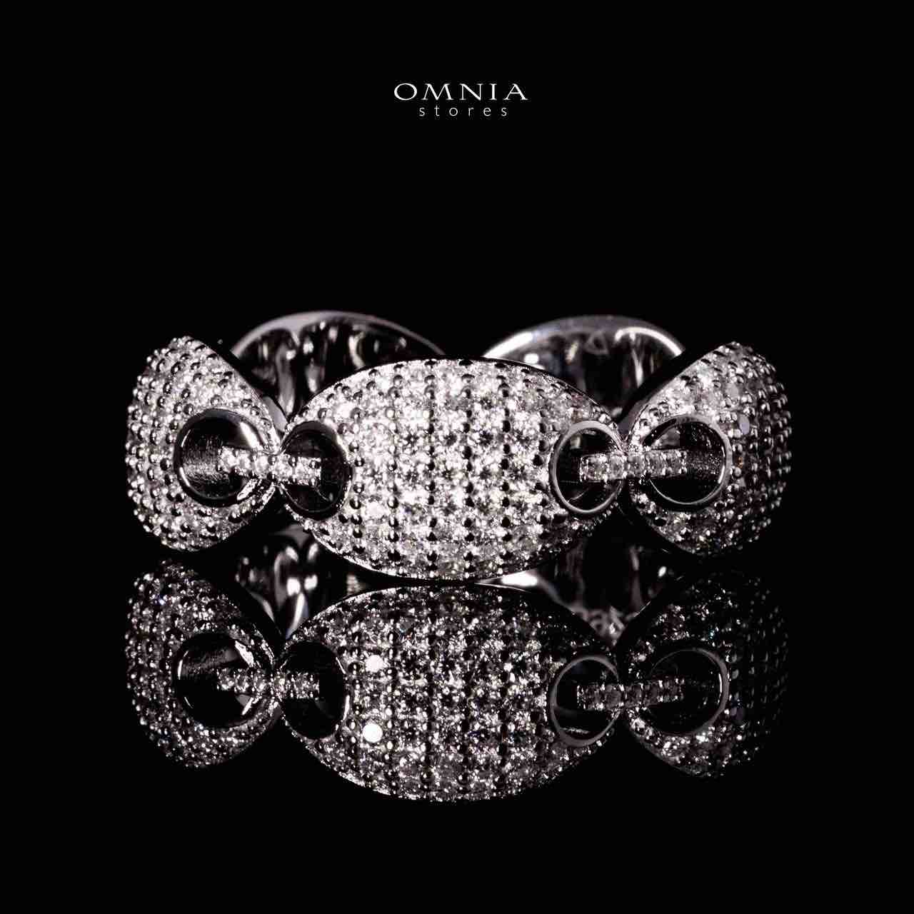 Omnia Naiya Silver Ring in 925 Silver With High Quality GRA Certified White Moissanite Stones image number null