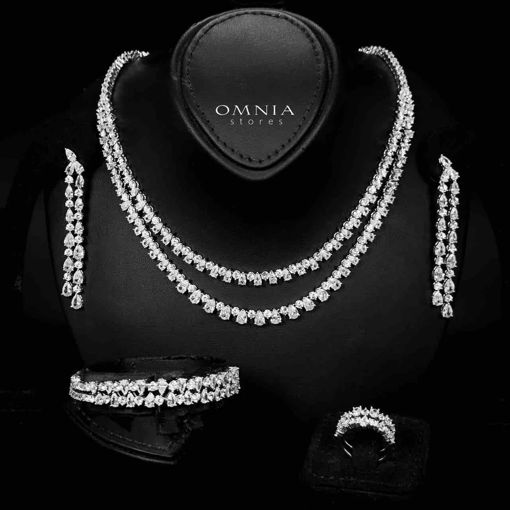 Omnia Aria White Bridal Full Set