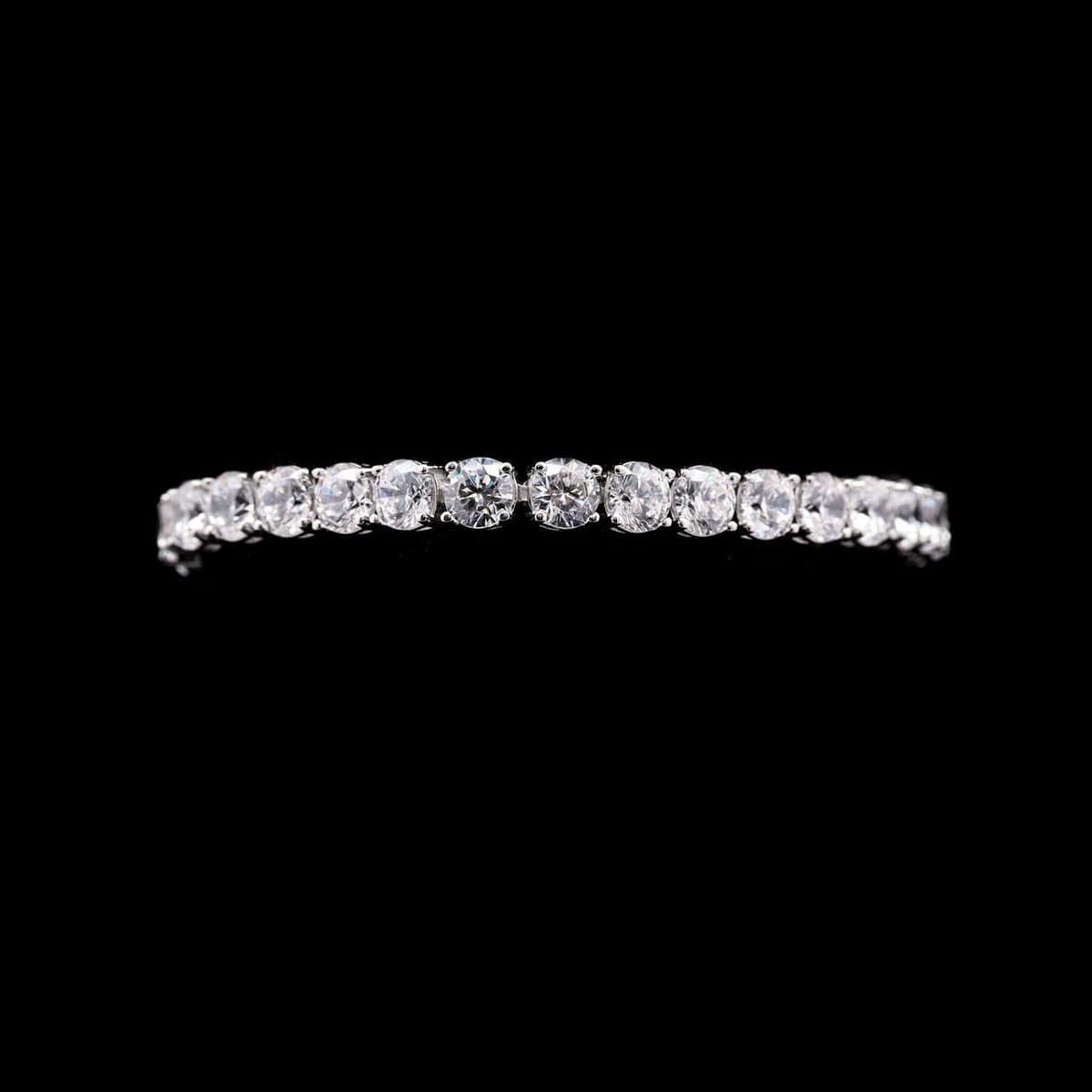 Omnia Engy 5mm Tennis Bracelet in 92.5 Silver High Quality Simulated diamonds image number null